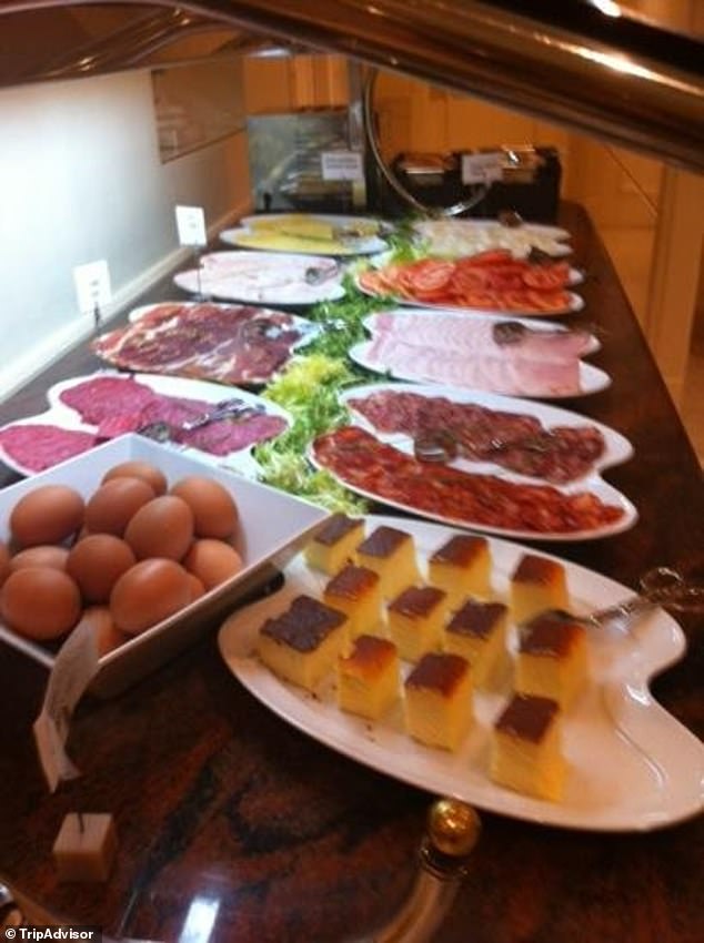 One guest described it as 'wet slices of ham, tasteless slices of plastic cheese and slightly stale bread one morning'
