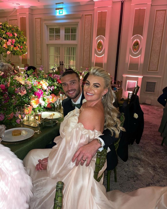 Billi MUCKLOW AND ANDY CARROLL WEDDING DAY