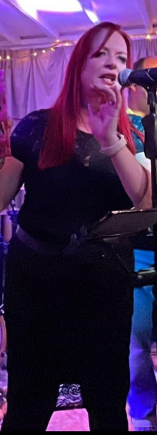 'My weight had crept up slowly, and then all of a sudden, I thought, I really don't like myself. I looked in the mirror and it really was quite unpleasant,' she said. Pictured before weight-loss