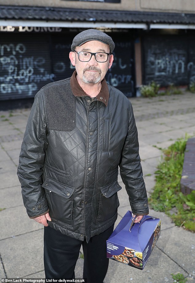 Myles Duffy, 57, pictured, has lived in Holme Wood all his life. He said: 'There's always something going on'
