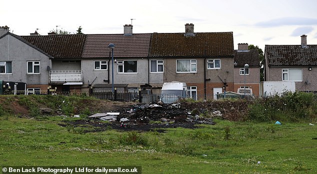 More fly-tipping has been dumped on the field on the West Yorkshire estate