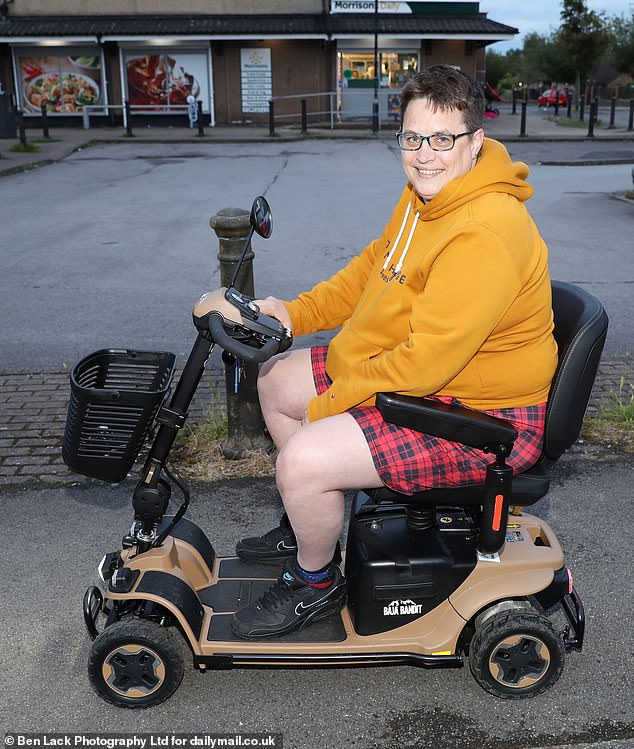 Newcomer Sarah Dobson, 41, pictured, who moved to the estate last week from Scotland, admitted the area felt 'intimidating' ¿ but insisted she wasn't fazed