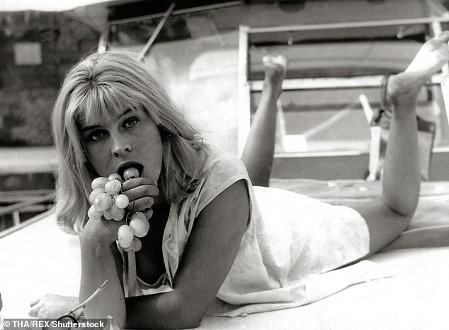 Julie Christie, who plays a young woman lost in the debauched world of the London chattering classes, in 1965 film Darling