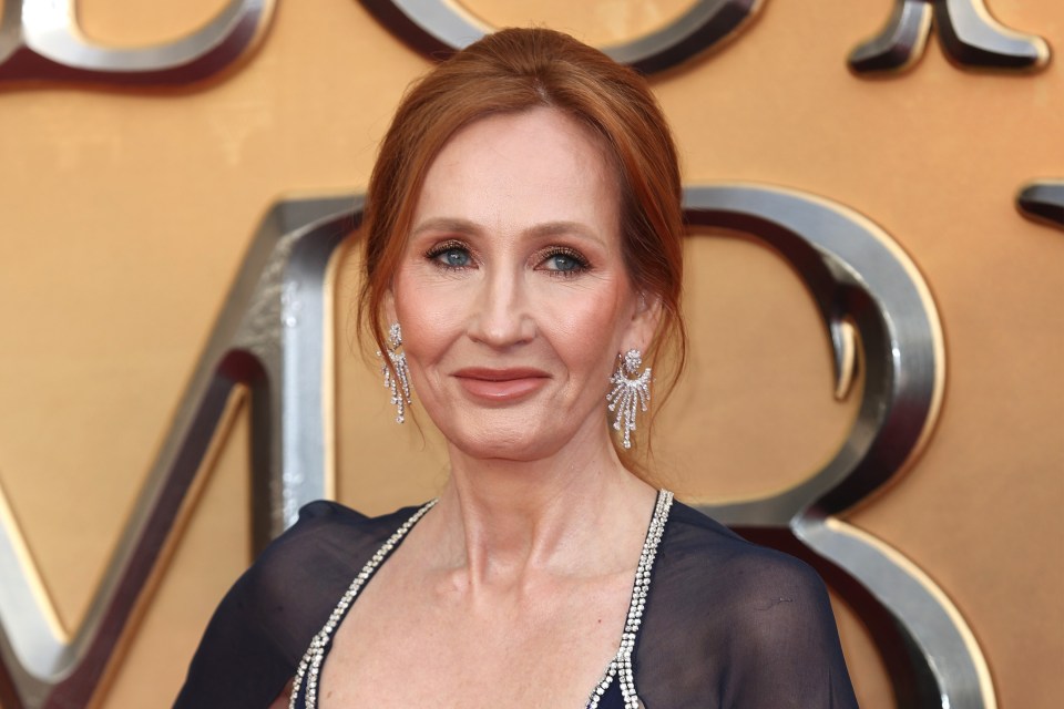J.K. Rowling at the Fantastic Beasts: The Secrets of Dumbledore premiere.