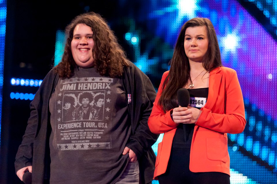 Jonathan and Charlotte, Britain's Got Talent finalists.