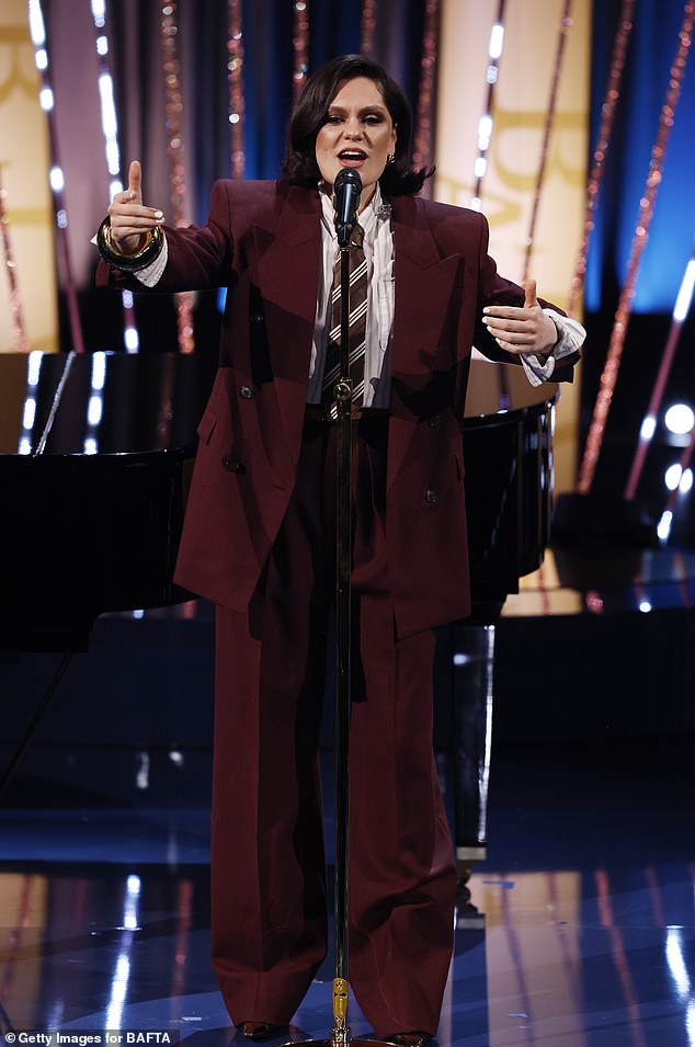 Last month she performed at the BAFTA Television Awards in London, making her grand return to the stage to sing The Award Goes To