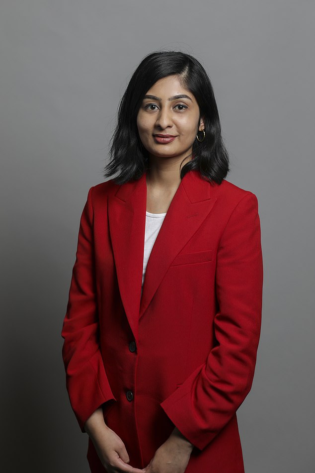Ms Sultana (above) was suspended from the Parliamentary Labour Party last summer alongside six other Labour MPs after voting against the Government on the two-child benefit cap