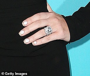 Khloe Kardashian's hand in 2012...