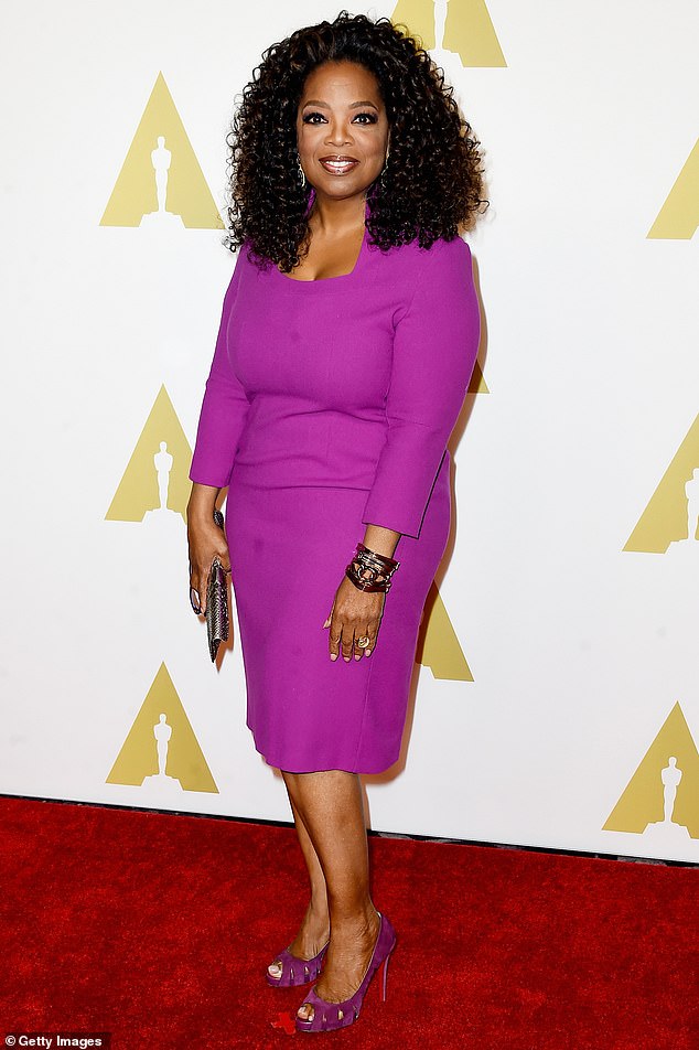 Pictured here are Oprah's hands in 2015, looking noticeably fuller