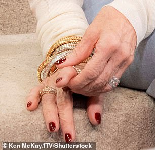 Sharon's hands in 2023...