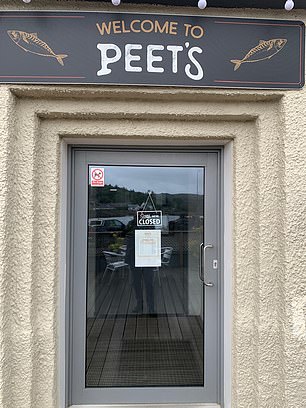 The couple - who are hugely popular in the village of Lochinver opened Peet's in 2014