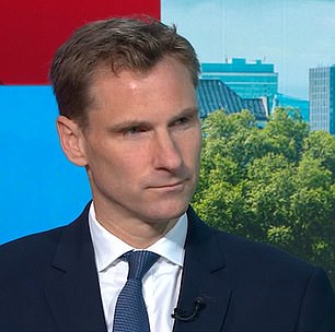 Shadow home secretary Chris Philp told the same programme: 'It is a security risk - it is likely to become a base for their (China's) pan-European espionage activities.'