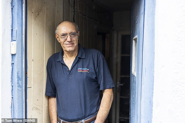 Steve Tayler, 72, (pictured) described the parking situation as a 'free for all'