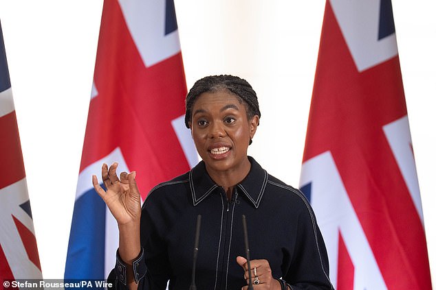 It came as she backed allowing office managers to bar staff from wearing the traditional Islamic robe for women, which has only a transparent veil allowing them to see.