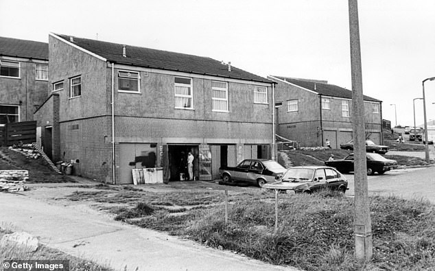 People who live on the estate are proud of the close-knit community that the village prides itself on (Pictured: a view of Penrhys in August 1987)