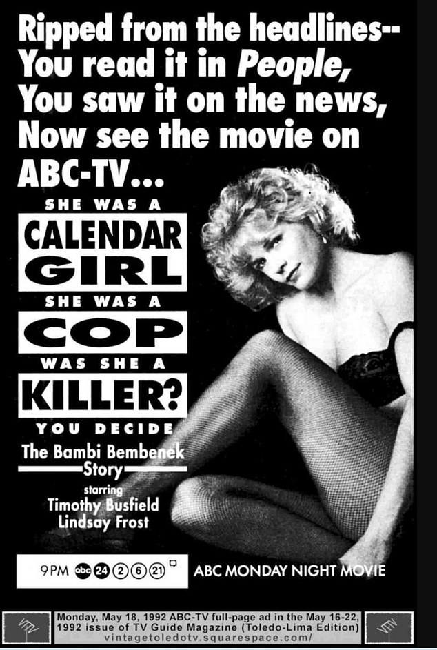 Bambi Bembenek story was made into a TV film. Laurie was played by Lindsay Frost