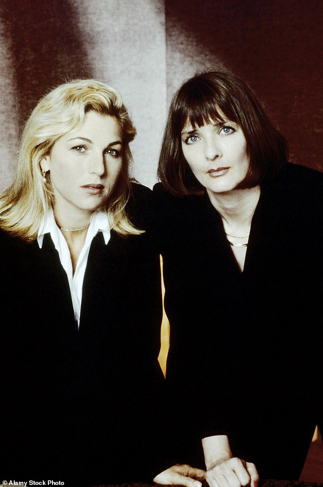 Laurie 'Bambi' Bembenek is pictured with actress Tatum O'Neal in 1993 as she played her in a film