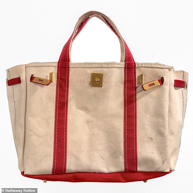 The Hathaway Hutton website describes the Boatkin as 'a super fun super niche super useful tote bag that you can spill an entire nitro cold brew in and not have one ounce of guilt about it'