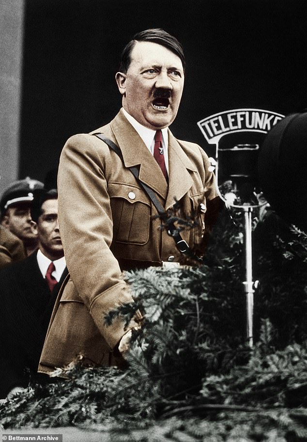 His sister-in-law Bridget told how she collected Adolf then aged 23 from Liverpool Lime Street station in 1912. Describing him as a 'shabby young man', she said he took him under her wing and introduced him to astrology during his stay