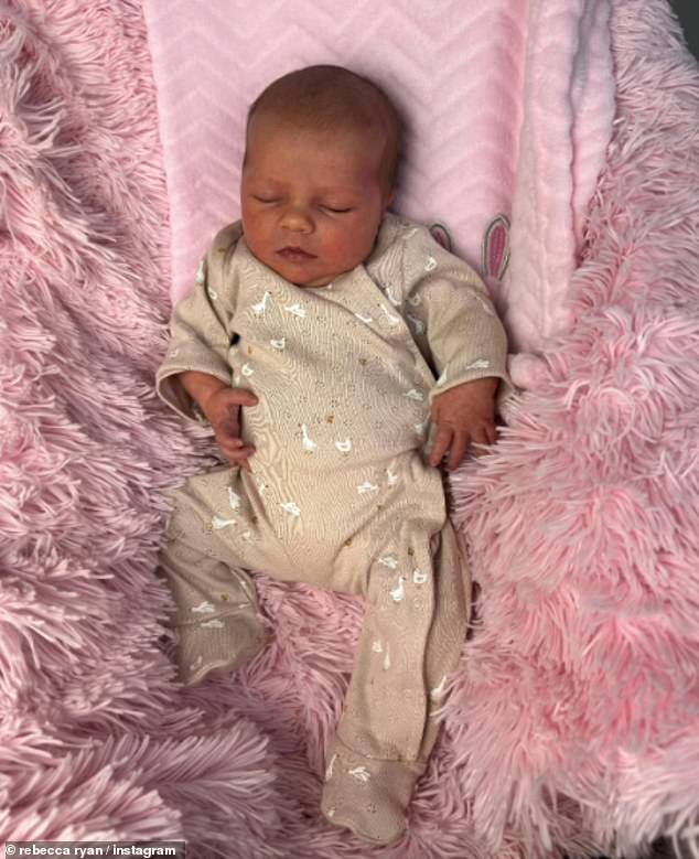 The soap actress, 33, welcomed the newborn after she and her husband Dan Acraman, who she married in September 2022, welcomed their first in April 2023