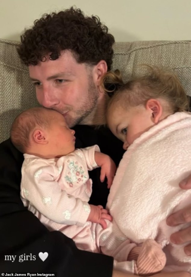 And her brother Jack James has appeared to be every inch the doting uncle as he shared a sweet snap to own social media holding the newborn alongside his first daughter, Aurora