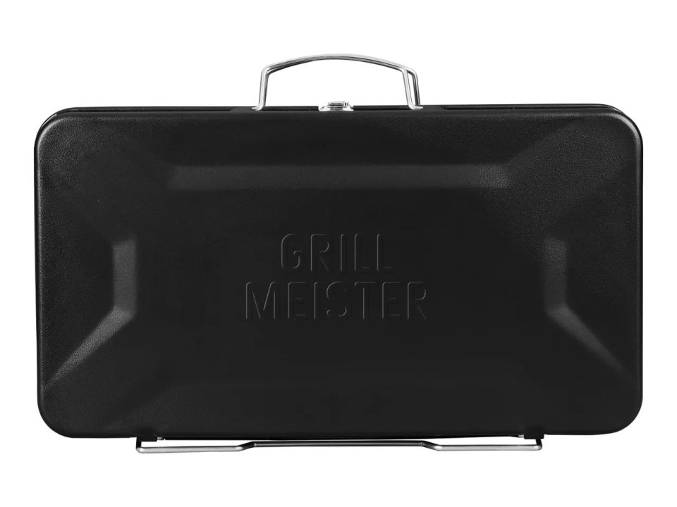 Foldable barbecue grill.