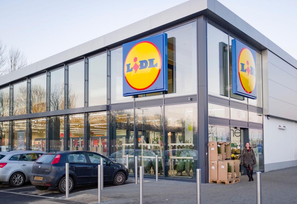 Exterior of a Lidl supermarket.