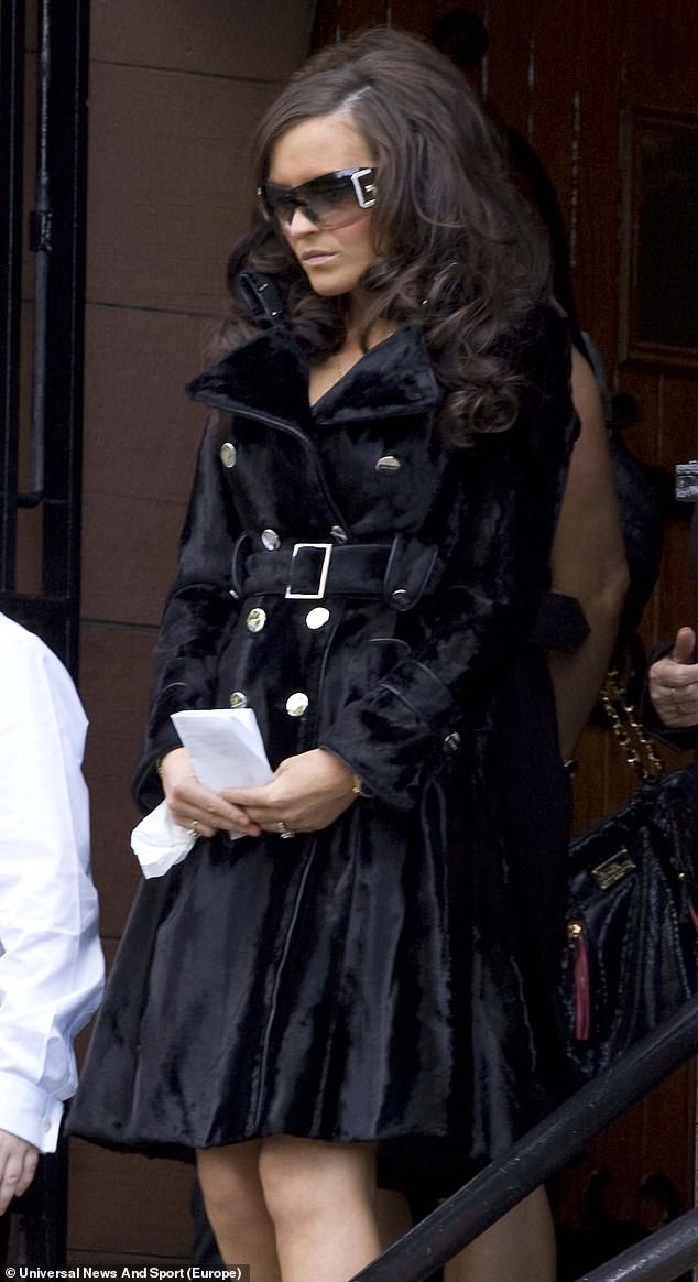 Kelly Bo Green at the funeral of her then boyfriend, and Daniel's enforcer, Kevin 'Gerbil' Carroll who was murdered in 2010