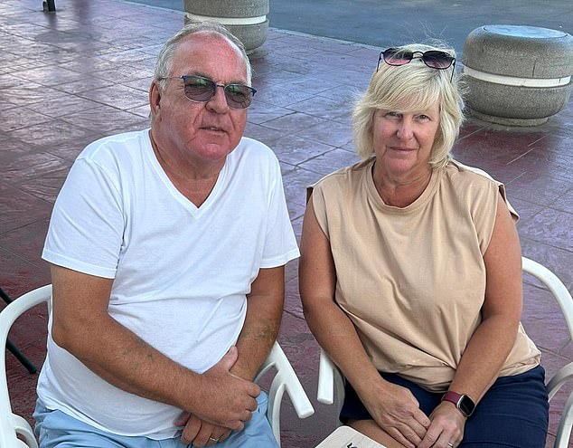 Allan Dick, 68, is the president of his complex in Orihuela Costa, named Villa San Jose 4