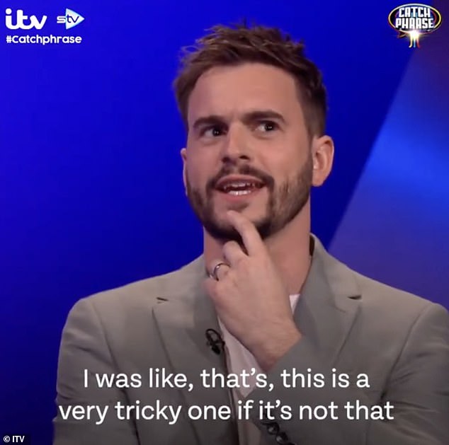 Luke Kempner joked: 'I was just thinking 'this is a very tricky one, if it's not that!'