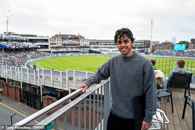 Anish Ram, pictured, who works in trading, agreed the terrace was the main draw to his flat, which he moved into around nine months ago