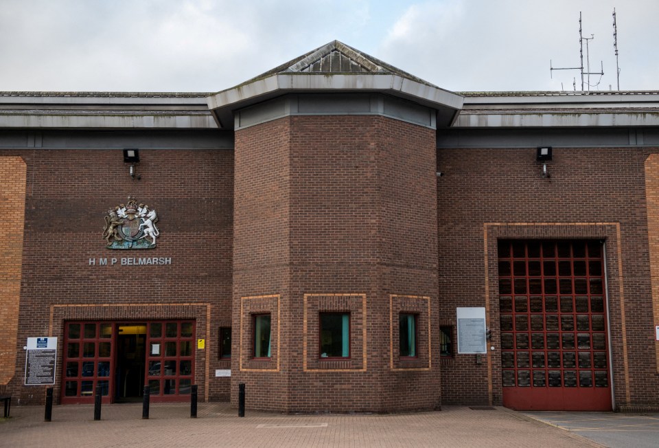 Exterior view of HMP Belmarsh prison.
