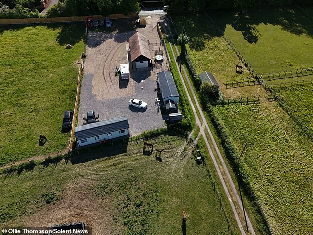HAMPSHIRE: Travellers set up a camp in the heart of the New Forest, at Burley, without permission