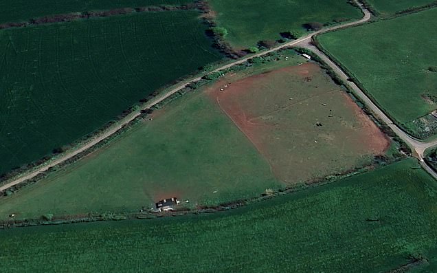 Pictured is an image showing what the field looked like before it was developed