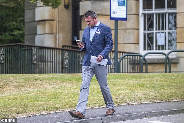 Pictured: Ms Saunders' husband, David. Ms Saunders said she had no further comment. However, she previously said that the ongoing complaints had strained her relationship with her neighbours, even leading to her ignoring them in the street