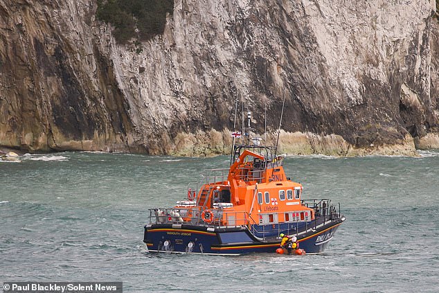 A lifeboat crew responded to the crash and performed CPR on one of the casualties