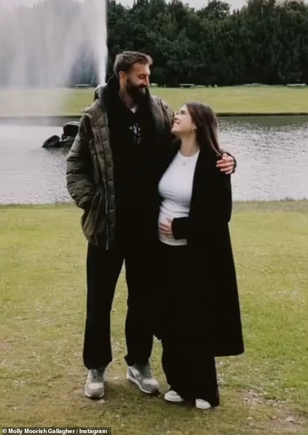 Molly and Nat revealed last week they were expecting their first child, making Liam a first-time grandad at age 52