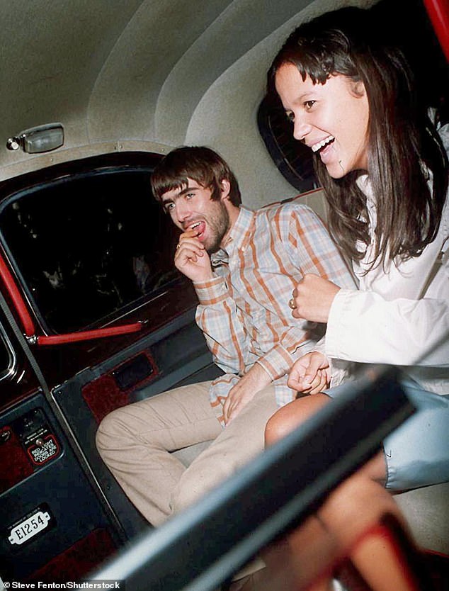 Molly's mother Lisa had an on/off relationship with Liam before he married actress Patsy Kensit in April 1997 (pictured in 1995)