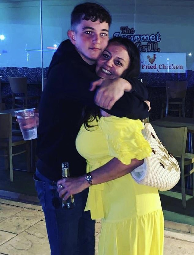 Taking to Facebook to issue a painstaking update, the family published a statement that read: 'We never gave up, and we never will give up - not until we have the answers. The fight for truth, for justice, and for Cole is not over'. (Pictured: Mr Cooper with his mother, Wendy Stewart)