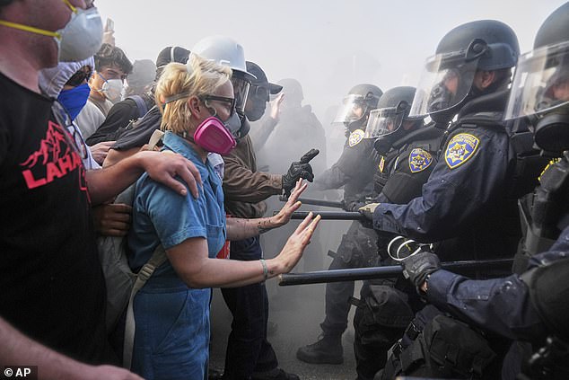 Trump has demanded all protesters wearing face masks be arrested on sight