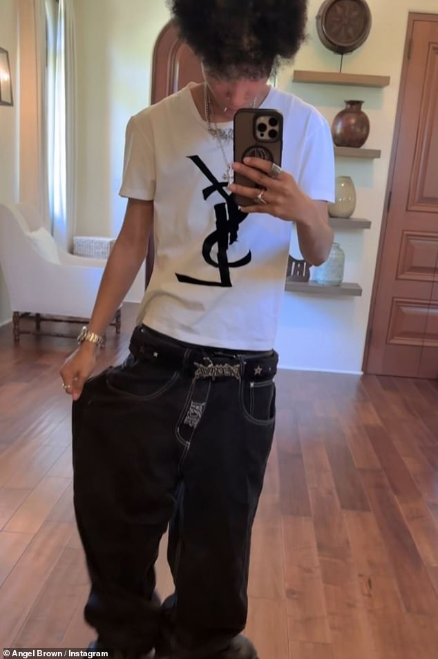 Mel, who referred to Angel as male a month before he made his trans identity public, Mel told the publication: 'He went to Japan last year with his girlfriend'