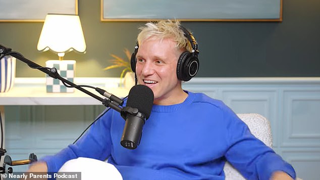 Jamie, 36, then admitted to struggling to get his head around Sophie's mood changes with pregnancy, recalling: ' I asked Sophie if she had any cravings and she said, ¿No, the only craving I have is hating you¿'