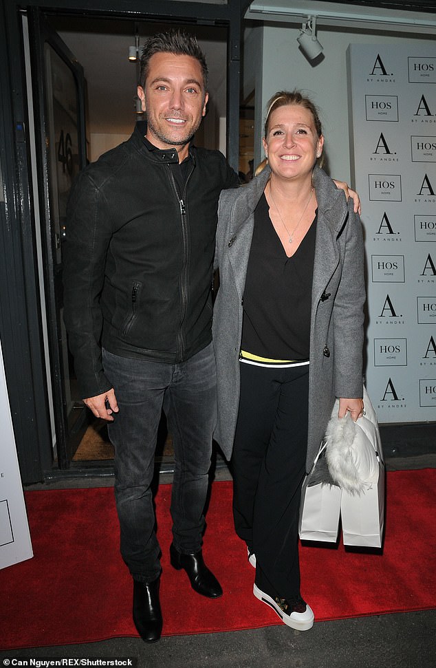 His wife Jessica (pictured), the mother of his three kids, has stuck by the chef amid the controversy. The insider added: 'Gino is just getting his head down and removing himself from the limelight for now. 'He knows his fanbase is still strong, he's just biding his time'
