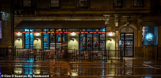 Two major creditors were paid a total of £4.2 million, which meant the restaurant could be sold and continue to run as a business meaning 400 employees' jobs were safe. But taxpayers HMRC and some big creditors were left out of pocket (Pictured: Gino's Manchester restaurant)