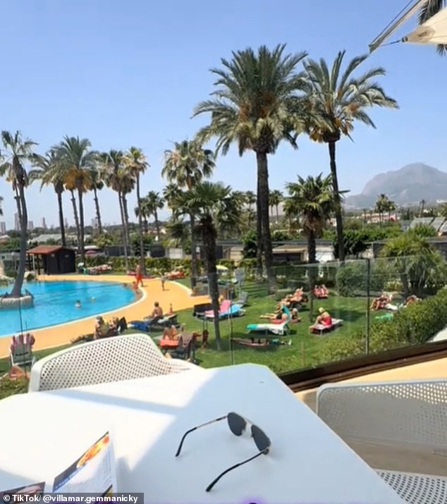 The couple have swapped England's often-cold temperatures for Benidorm's warmer and sunnier weather
