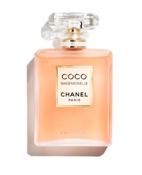 Chanel Coco Mademoiselle L'Eau Privée perfume bottle.