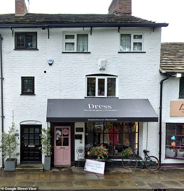 Thieves climbed through a chimney and dug a hole in the wall to steal £250,000 worth of luxury handbags from Dress Cheshire in New Road, Prestbury
