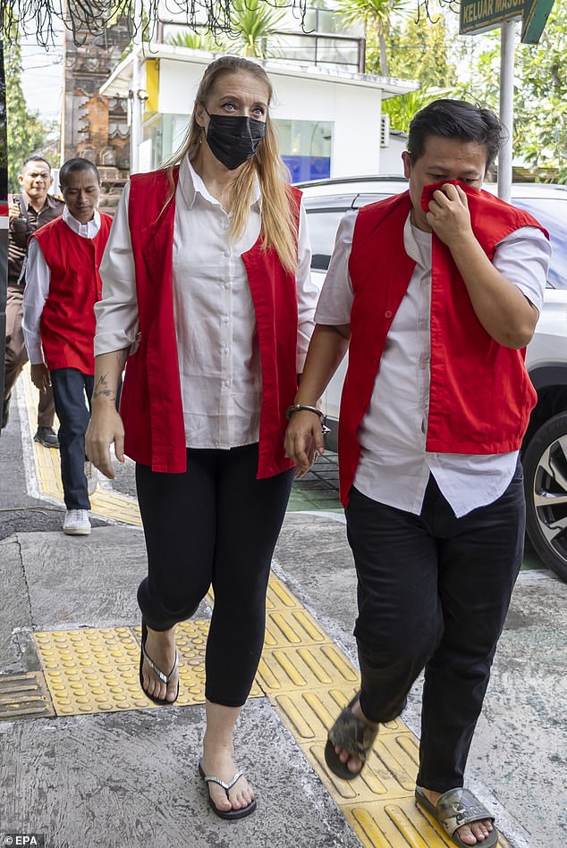 Lisa Stocker, 39, told Denpasar central court that she was stitched up when she entered the island with £300,000 worth of cocaine disguised as the powdered dessert mix