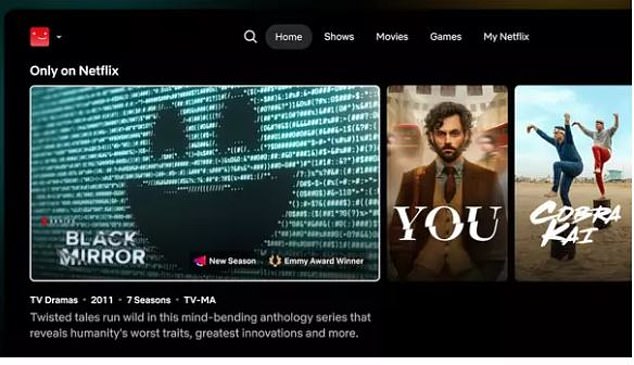 Last month the streaming service revealed that it was going to be given a new global make-over, which would come into play on May 19 (the new Netflix update pictured)
