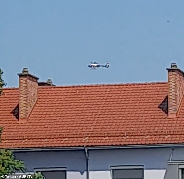 Images and videos show paramedics and police arriving at the scene